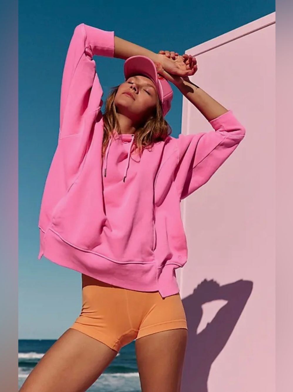 FP Movement Sprint to the Finish Hoodie in Pink